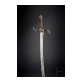 A Swiss sabre with lion head pommel, circa 1620
