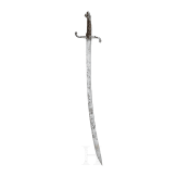 A Swiss sabre with lion head pommel, circa 1620
