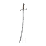 A Swiss sabre with lion head pommel, circa 1620