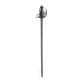 A British basket hilt sword, mid-17th century