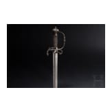 A southern German officer's campaign sword with cut pinecone d&eacute;cor, presumably Augsburg, circa 1660
