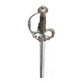 A southern German officer's campaign sword with cut pinecone d&eacute;cor, presumably Augsburg, circa 1660