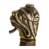 A Swiss or South German campaign sabre with lion head pommel, 2nd half of the 17th century