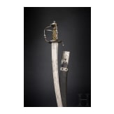 A German campaign sabre with a fine calendar blade, dated 1685