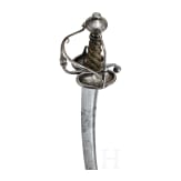 A German campaign sabre with a fine calendar blade, dated 1685