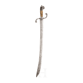 A heavy German officer's heavy campaign sabre, circa 1720 and later