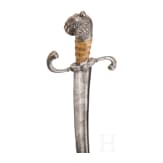 A heavy German officer's heavy campaign sabre, circa 1720 and later