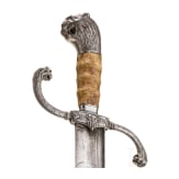 A heavy German officer's heavy campaign sabre, circa 1720 and later