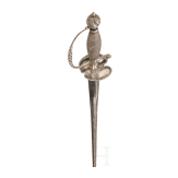 An English silver-mounted gala sword, mid-18th century