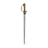 A hunting hanger with gilt guard, Pieter Loos in Amsterdam, circa 1750