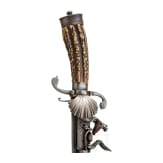 An British flintlock hunting hanger, circa 1830