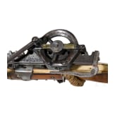 A Swiss bone-inlaid crossbow with cranequin, 17th/19th century