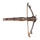 A heavy crossbow by Johann Gottfried H&auml;nisch the Elder (1696 - 1778), Dresden, dated 1717