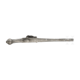 A fine Balkan-Turkish silver-stocked flintlock pistol, circa 1800