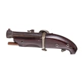 A Japanese miniature matchlock pistol (netsuke teppo), late Edo-period