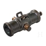 Miniature mortar made of dark brass, Strasbourg, dated 1788