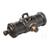 Miniature mortar made of dark brass, Strasbourg, dated 1788