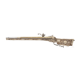 A South German wheelock gun with lavish bone inlays, circa 1640 and later