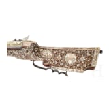 A South German wheelock gun with lavish bone inlays, circa 1640 and later