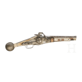 A fine pair of wheellock pistols (puffers) with lavish bone inlays, Suhl, circa 1570/80