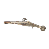 A fine pair of wheellock pistols (puffers) with lavish bone inlays, Suhl, circa 1570/80