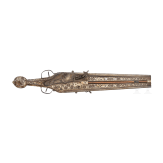 A German Victorian double-barrelled wheelock pistol, in the style of circa 1610
