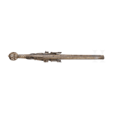 A German Victorian double-barrelled wheelock pistol, in the style of circa 1610