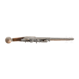 A double-barrelled wheellock puffer in the Saxon style of circa 1600, a modern handcrafted reproduction