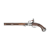 A northern German snaphaunce over-and-under pistol, circa 1670/80