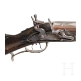 A heavy flintlock rifle by Ludwig in Bautzen, 18th century