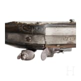 A heavy flintlock rifle by Ludwig in Bautzen, 18th century