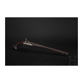 A long French flintlock pistol, circa 1650