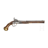 A long flintlock pistol from the armoury of Duke Max Emanuel of Bavaria, circa 1720