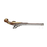 A long flintlock pistol from the armoury of Duke Max Emanuel of Bavaria, circa 1720