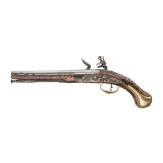 An Italian flintlock pistol, circa 1730