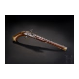 A fine flintlock pistol from the armoury of Elector Carl III. Philipp von der Pfalz by Johann Wagner in Kronach, circa 1730