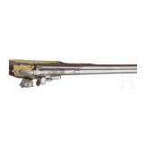 A fine flintlock pistol from the armoury of Elector Carl III. Philipp von der Pfalz by Johann Wagner in Kronach, circa 1730