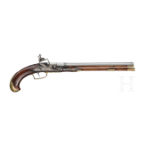 A long flintlock pistol, Joseph Hauer in Bamberg, circa 1720