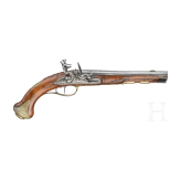 A fine flintlock pistol from a German princely armoury, circa 1760