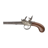 A flintlock pistol by Pierre Greverath &agrave; Dyck, circa 1770/80
