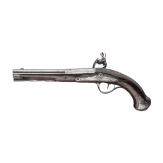 A German flintlock pistol, circa 1780