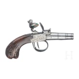 A pair of German flintlock pocket pistols, ca, 1780