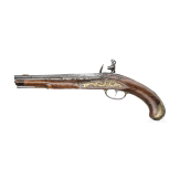 A German flintlock pistol, circa 1780