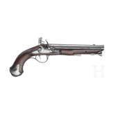A French flintlock pistol, circa 1800