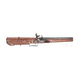 A flintlock shooting trap, circa 1800