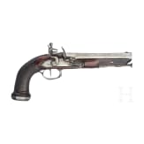 A French flintlock pistol, circa 1810/20