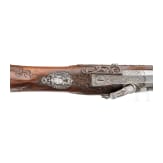 A converted percussion rifle, Wenzlaw in Neuwied (D), circa 1750
