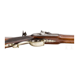 A heavy percussion target rifle, Julius Will in Zella, circa 1840