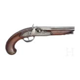 A Flemish converted percussion pistol, circa 1760