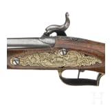 A pair of French percussion pistols, circa 1760